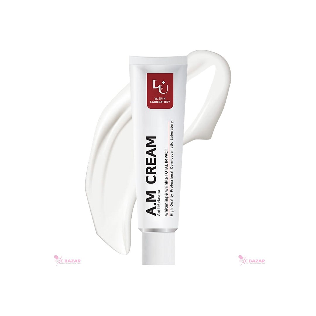 W.Skin Laboratory A.M Cream (Anti-Melasma) 50ml W.Skin anti-melasma cream jar