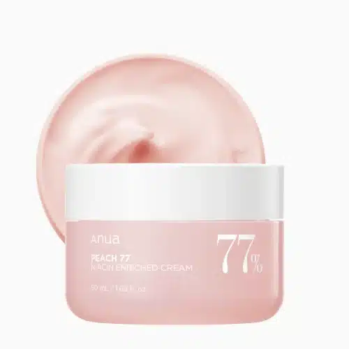 Anua peach niacin cream jar