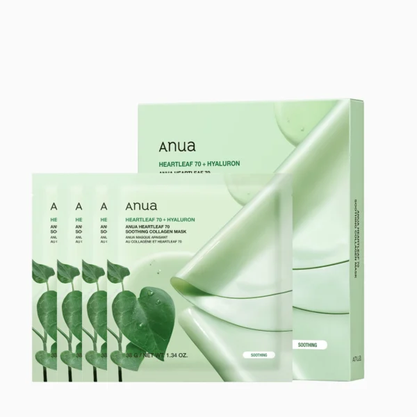Anua heartleaf collagen hydrogel mask