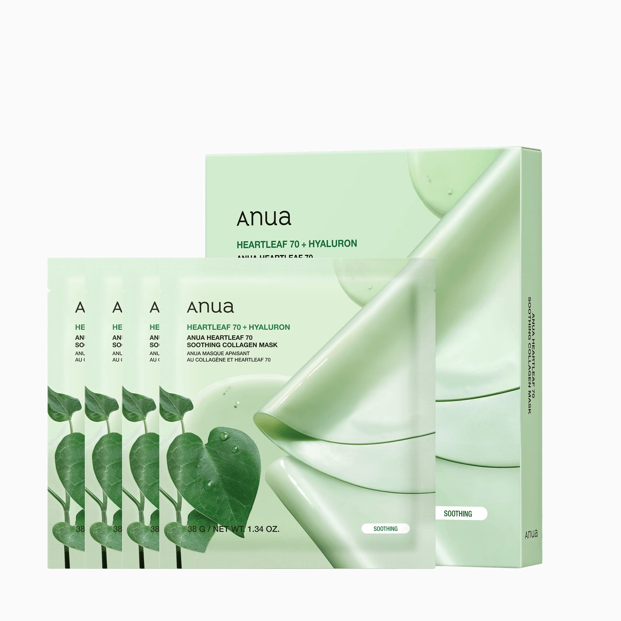 Anua Heartleaf 70 Soothing Collagen Mask 38g Anua heartleaf collagen hydrogel mask