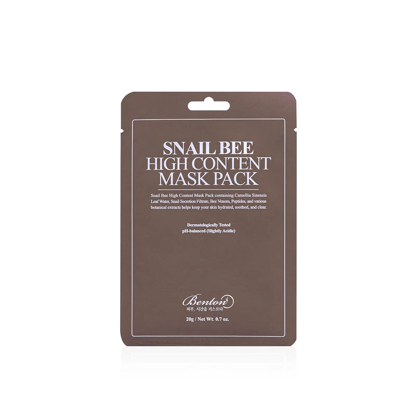 Benton Snail Bee High Content Mask Pack 20g Benton snail bee sheet mask