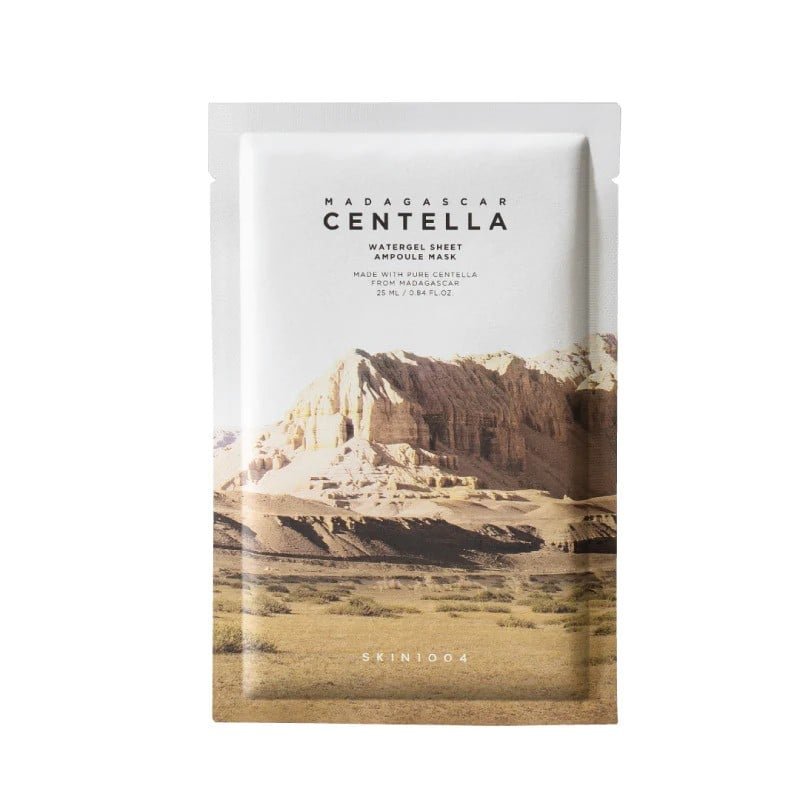 SKIN1004 Madagascar Centella Water Gel Sheet Ampoule Mask 25ml SKIN1004 Centella Water Gel Sheet Mask packet