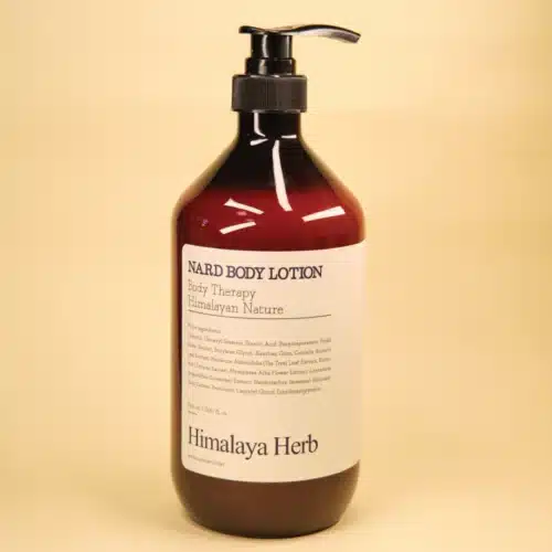 Nard herbal body lotion bottle