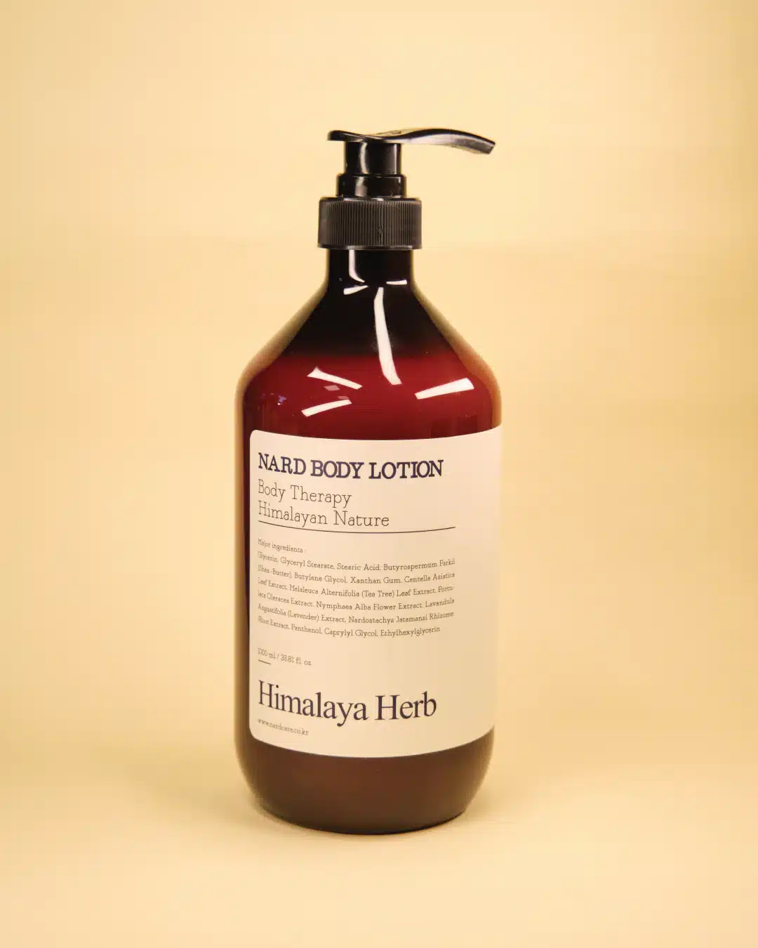 Nard Lavender Musk Body Lotion 1000ml Nard herbal body lotion bottle