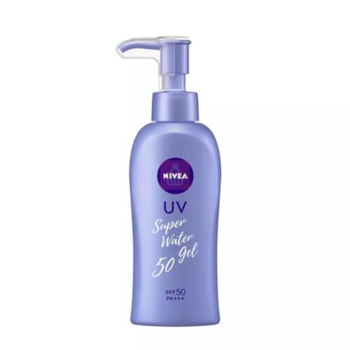 Nivea water gel sunscreen pump bottle