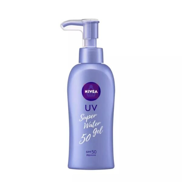 Nivea water gel sunscreen pump bottle