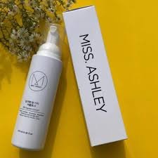 Miss Ashley Eggplant Bubble Toner bottle with foaming texture