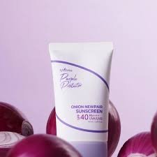 Isntree purple tone-up sunscreen tube