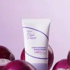 Isntree purple tone-up sunscreen tube