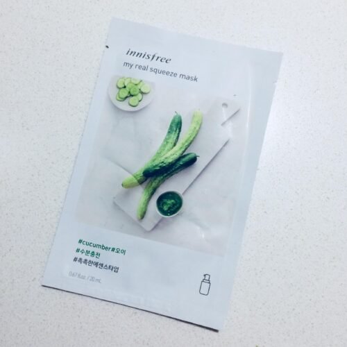 Innisfree Cucumber Mask sheet for cooling hydration
