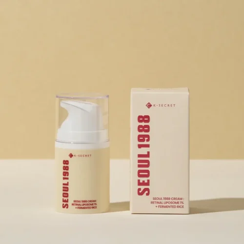K-Secret retinal rice anti-aging cream jar