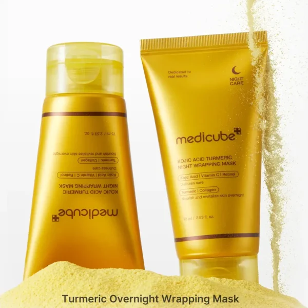 Medicube turmeric overnight mask tube