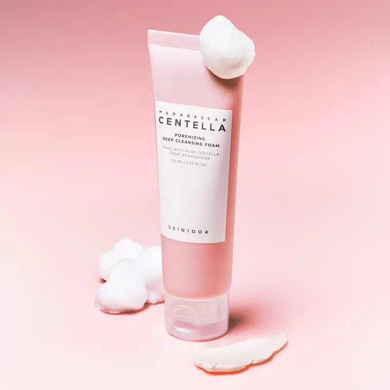 Skin1004 Madagascar Centella Poremizing Deep Cleansing Foam 125ml SKIN1004 pore-cleansing foam tube