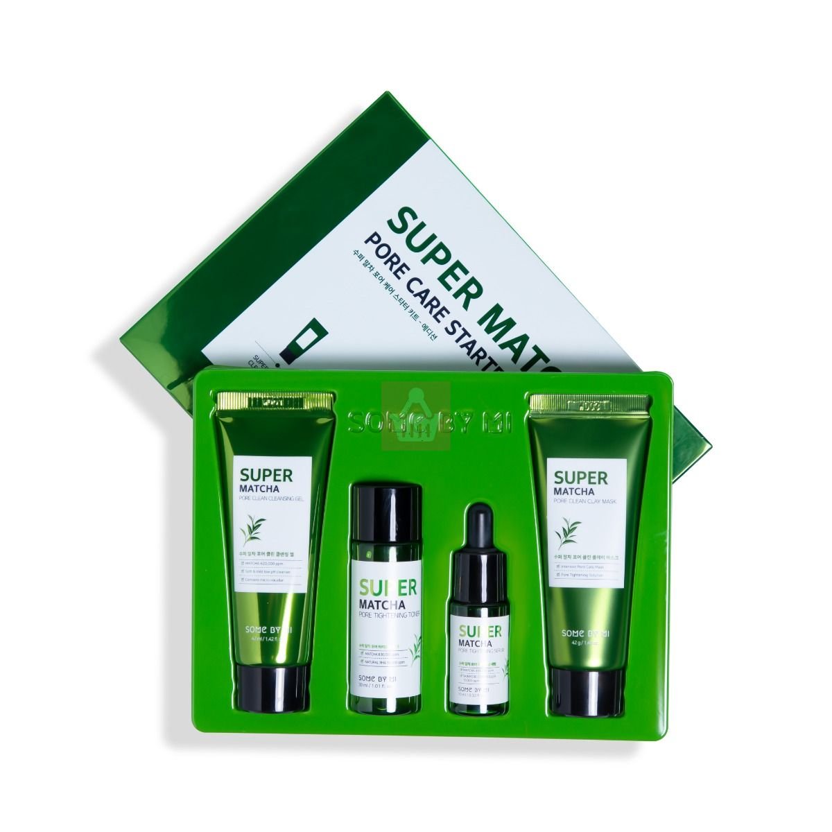 Some By Mi Super Matcha Pore Care Stater Kit 4 Items Some By Mi matcha pore care kit