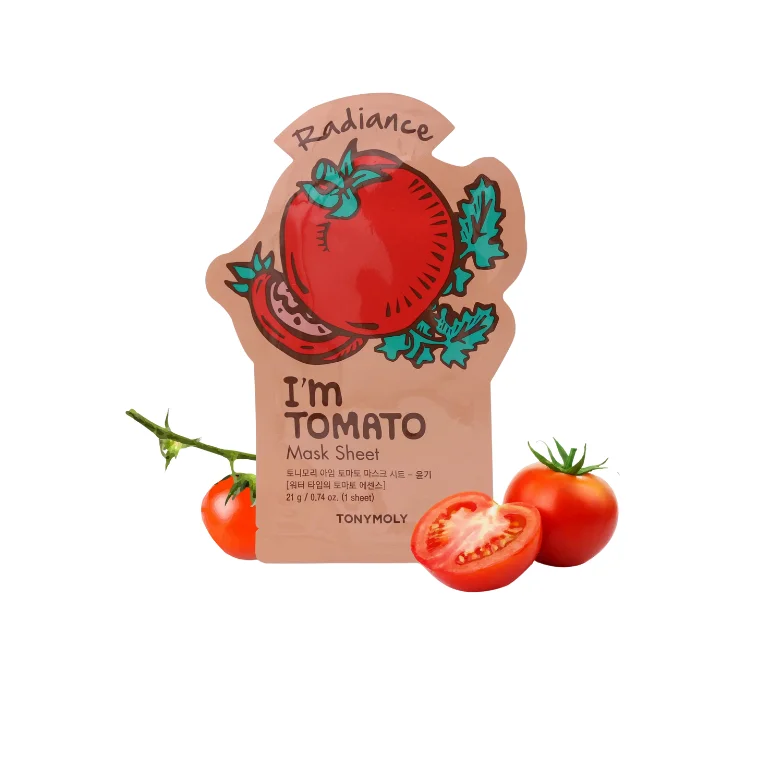 Tonymoly I'm Real Tomato Mask Sheet (Radiance) 21ml Tonymoly Tomato Mask sheet for radiance care