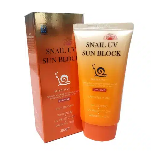 Jigott snail sunscreen tube